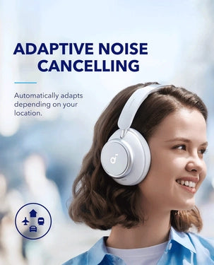 Anker Soundcore Space Q45 Wireless Headset A3040021 - White Anker Soundcore Space Q45 Wireless Headset A3040021 - White